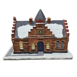 Hawthrone Rockwell's Stockbridge Christmas Village The Towne Offices Light